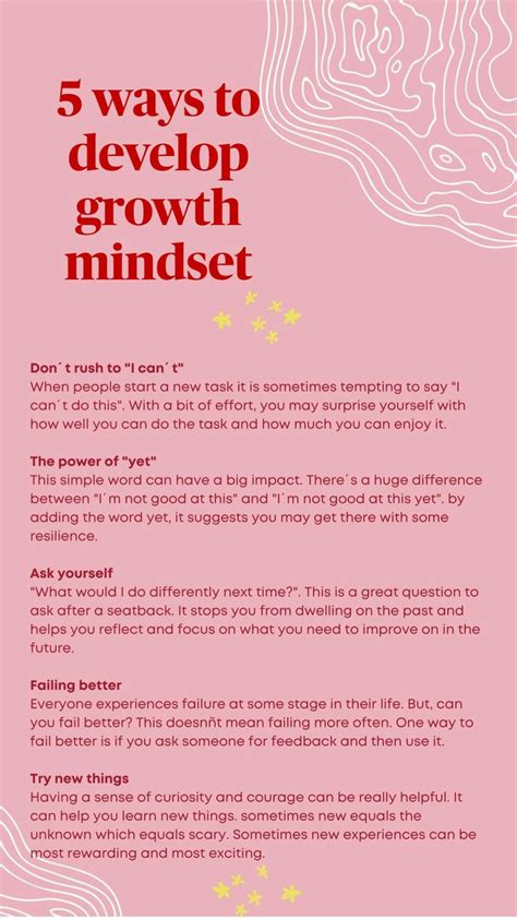 5 Ways To Develop Growth Mindset