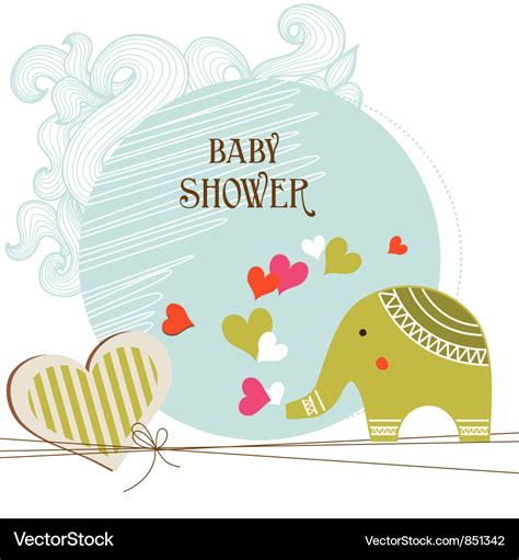 Baby Shower Card Template