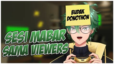 DONOTHON 37 MABAR GAMING SAMA VIEWERS VTUBER INDONESIA YouTube