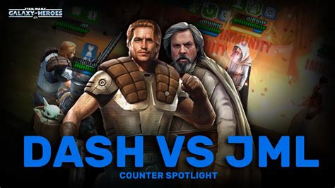 Dash Rendar Vs Jedi Master Luke Guide For Gac Swgoh Counter