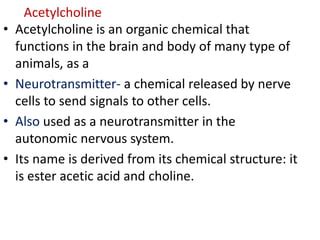 Acetylcholine | PPT