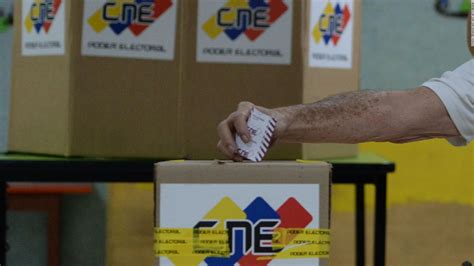 Cne De Venezuela Extiende Hasta El 26 De Agosto El Lapso De Postulaciones Para Elecciones Cnn