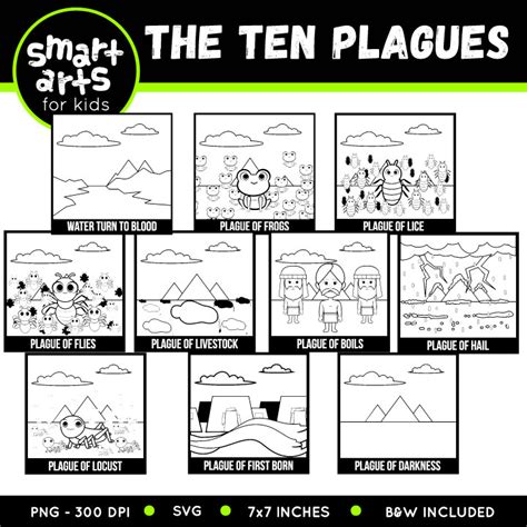 The Ten Plagues Clip Art - Educational Clip Arts and Bible Stories