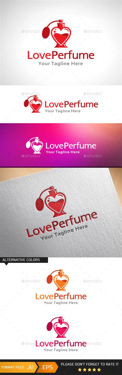 Love Perfume Logo Template Objects Download Best Gfx Download