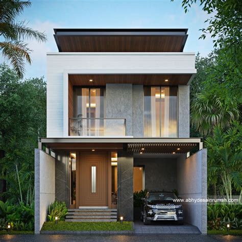 Desain Rumah Modern Lantai Lebar Meter Bapak Saputra Di Lombok