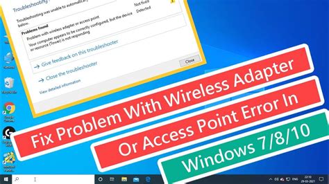 Soluci N Para Error Con Adaptador Inal Mbrico En Windows Tutorial En