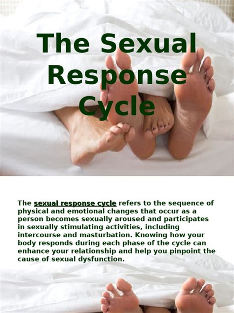 The Sexual Response Cycle Pdf Sexual Arousal Orgasm