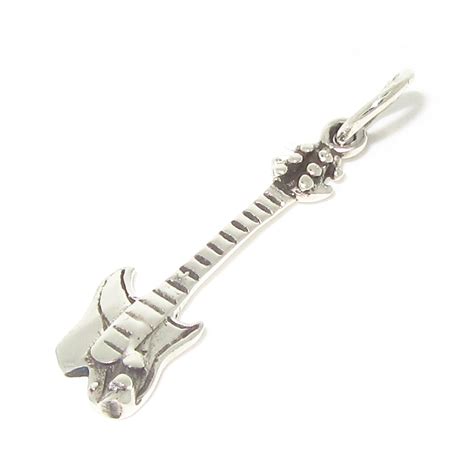 Pendentif Argent Guitare