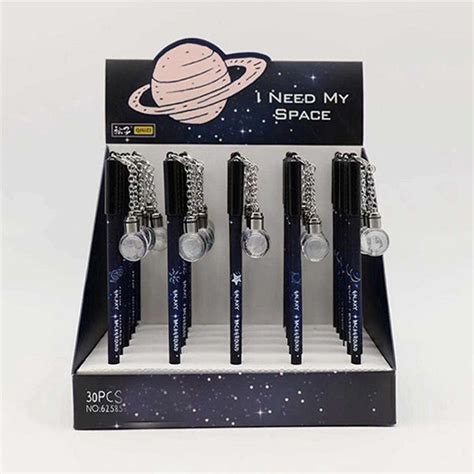 1pcs Creative Moon Light Bulb Pen Apollobox