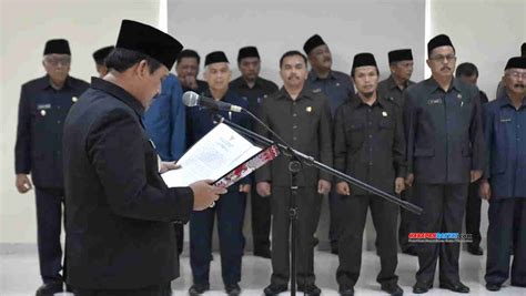 Jeje Lantik Pejabat Di Lingkungan Pemkab Pangandaran Harapan Rakyat