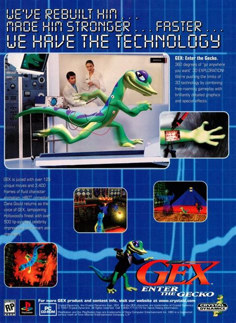 Gex Enter The Gecko Official Promotional Image MobyGames