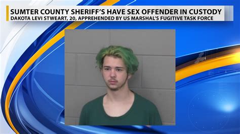 Sumter County Sheriffs Office Has Sex Offender In Custody Apprehended