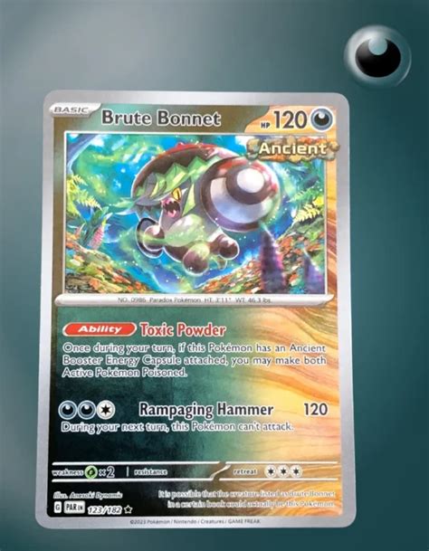 Brute Bonnet Paradox Rift 123 182 Reverse Holo TCG Coleccionistas