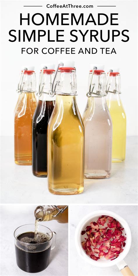 Homemade Simple Syrups For Coffee And Tea