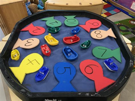 Eyfs Maths Number Recognition Matching Numbered Boats To Numbered