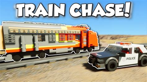 LEGO POLICE CHASE TRAIN Brick Rigs Gameplay Multiplayer Cops