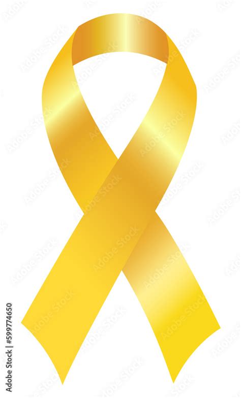 The Yellow Awareness Ribbon Can Represent To Show Support For Our