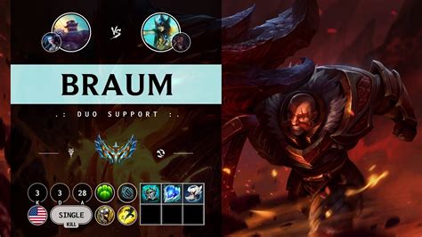 Braum Support Vs Nami Na Challenger Patch 149 Youtube