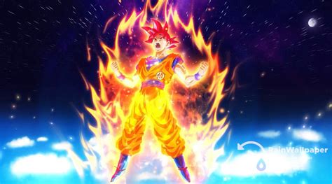 Fire Goku Dragon Ball Super by Jimking on DeviantArt