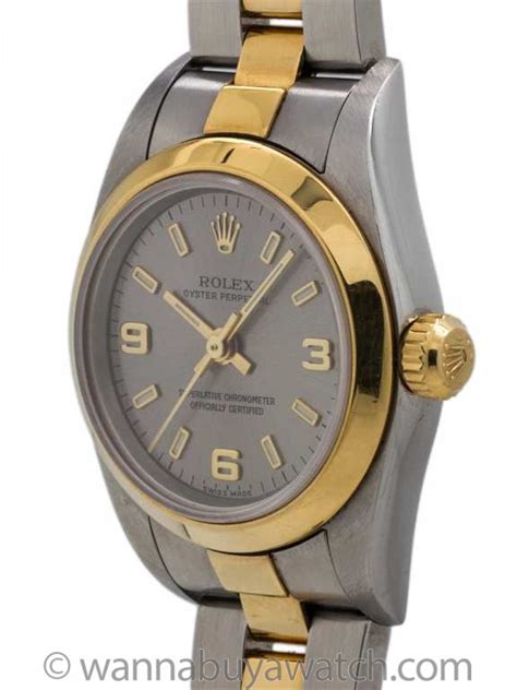 Lady Rolex Oyster Perpetual Explorer Ref Stainless K Gold