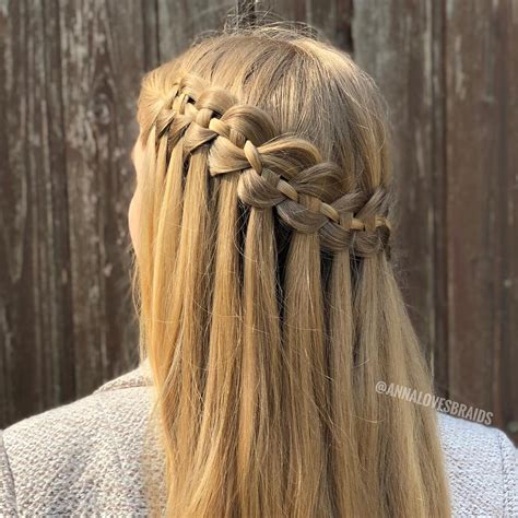 20 Waterfall Braids Hairstyles Braid Hairstyles