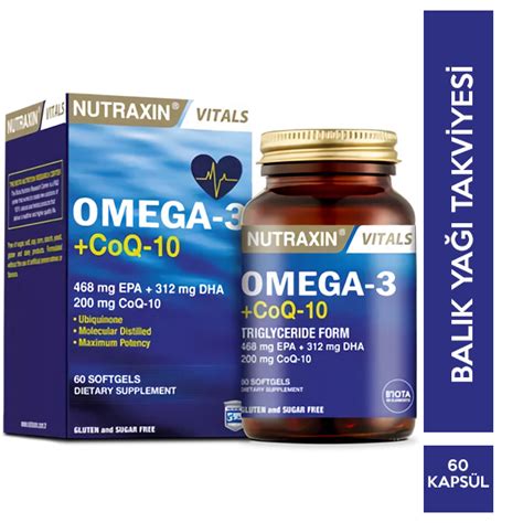 Nutraxin Omega Coq Kaps L Bal K Ya Nar Ecza