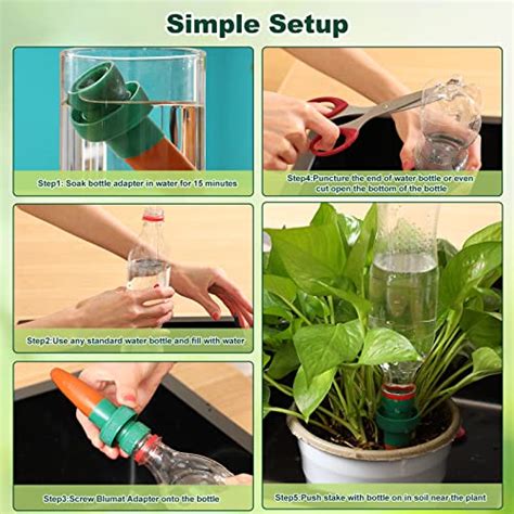 Bottle Adapter Self Watering Spikes Terracotta Plant Watering Spikes