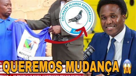 Membros da Renamo Abandonam o partido e juntam se a Venâncio Mondlane e