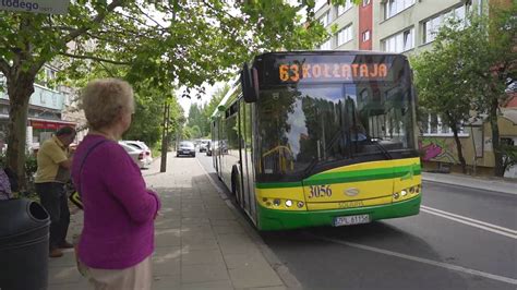 Poland Szczecin bus 63 ride from Cyryla i Metodego to Boguchwały