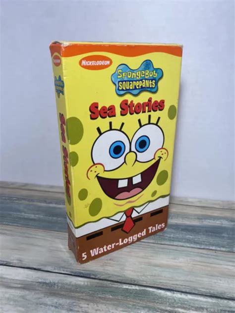 Nickelodeon Spongebob Squarepants Sea Stories Vhs Video Tape Nick