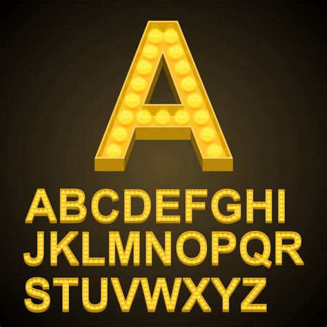 Marquee Sign Letters Illustrations, Royalty-Free Vector Graphics & Clip ...