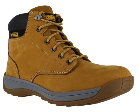 Mens Dewalt Builder Safety Work Lace Up Sb Steel Toe Ankle Boots Sizes