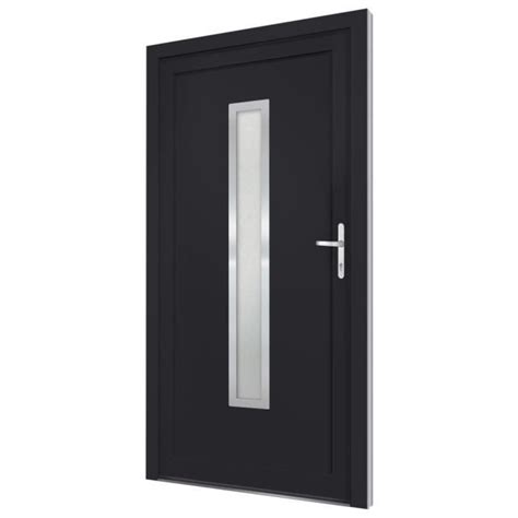 Porte D Entr E Anthracite X Cm Pvc Salutuya Dp Cdiscount