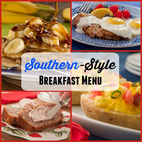 Southern-Style Breakfast Menu | MrFood.com