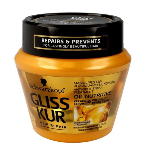 Schwarzkopf Gliss Kur Oli Nutritive Maska przeciwdziałająca rozdwajaniu