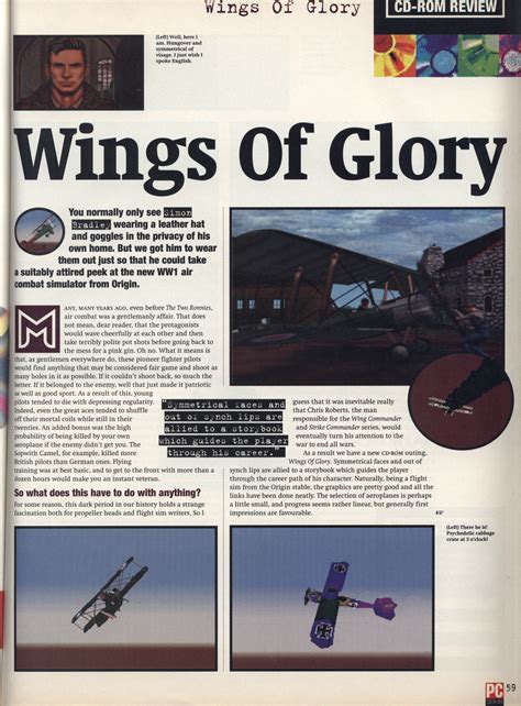 Wings Of Glory Review Pc Zone Pixs Origin Adventures