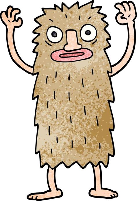 cartoon doodle bigfoot creature 9866910 Vector Art at Vecteezy