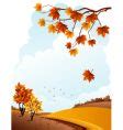 Autumn landscape Royalty Free Vector Image - VectorStock