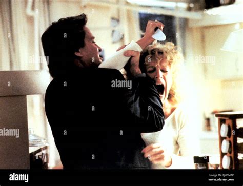 MICHAEL DOUGLAS, GLENN CLOSE, FATAL ATTRACTION, 1987 Stock Photo - Alamy