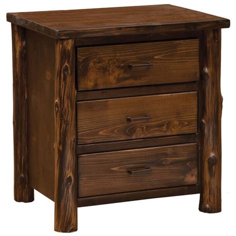 Loon Peak Han Manufactured Wood Solid Wood Nightstand Wayfair Canada