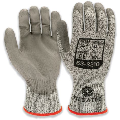 Tilsatec Cut Resistant Gloves PU Palm Coated Cut C Grey Size 11 EBay