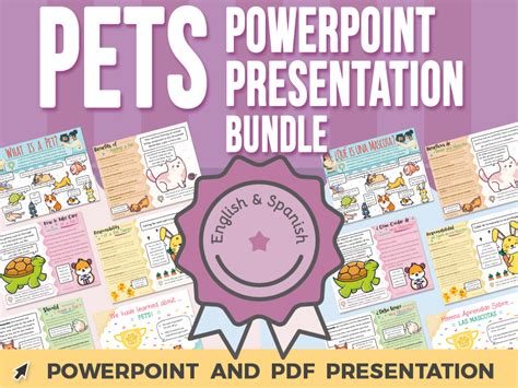 Pets Powerpoint Presentation Bundle Teaching Resources