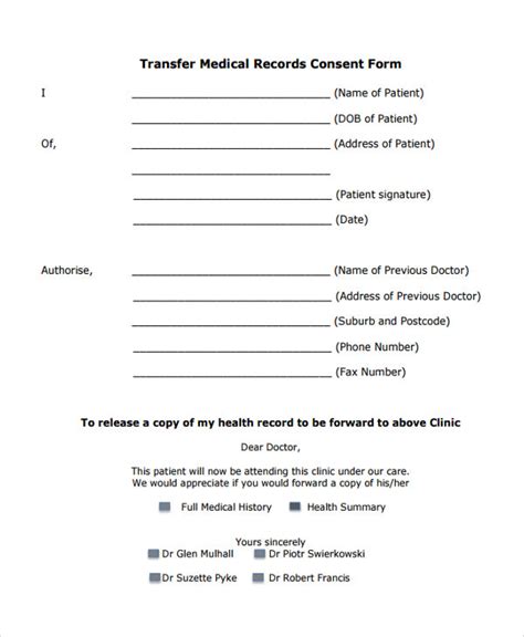 Free 22 Medical Consent Forms In Pdf Ms Word