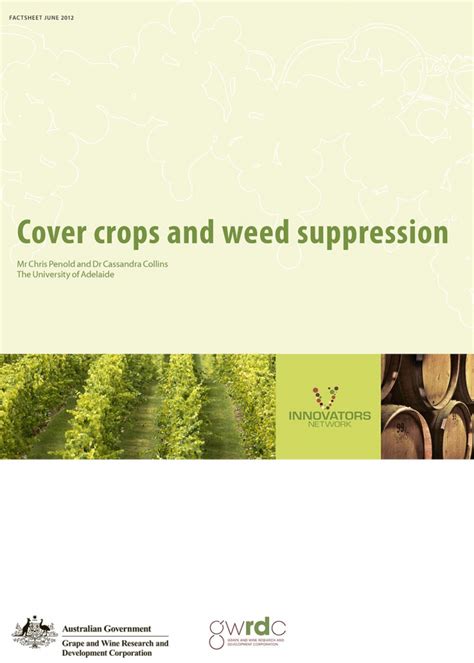 Cover crops and weed suppression - MVWI & IDC