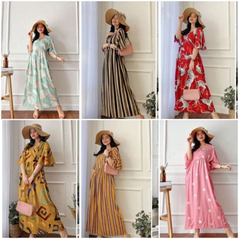 Jual Daster Panjang Kekinian Kareen Kimono Homedress Daster Kimono