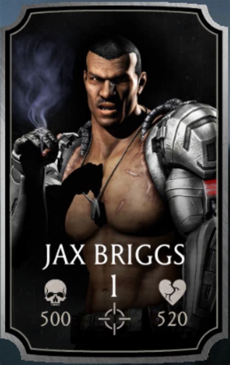 Jax Briggsstandard Mortal Kombat Mobile Wikia Fandom