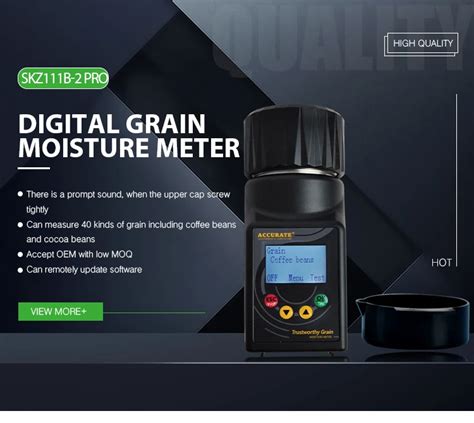 Skz111b 2 Pro Coffee Paddy Grain Moisture Meter Moisture Analyzer For