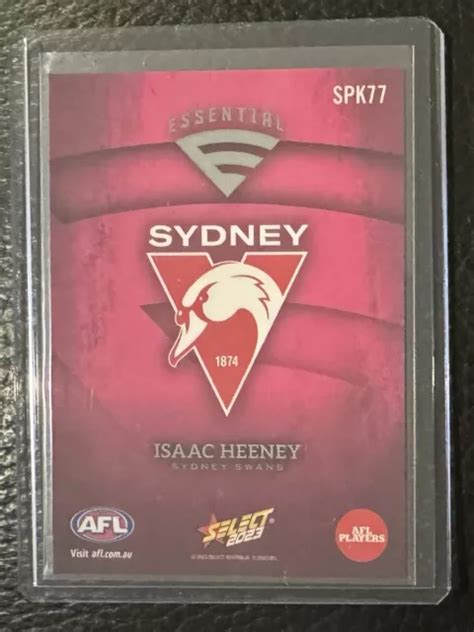 2023 SELECT AFL Footy Stars Isaac Heeney Pink Essential Kmart Sydney