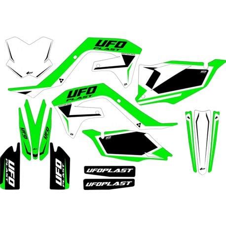 Ufo Sticker Kit Stokes Kawasaki Kxf 250 2021 2023 Colour Original