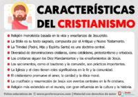 Caracter Sticas Del Cristianismo